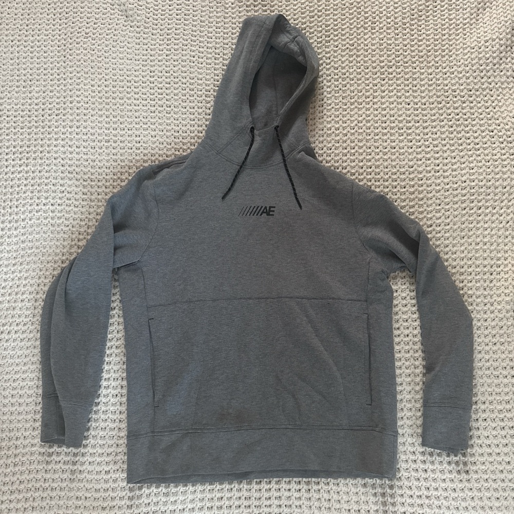 American Eagle Outfitters Charcoal Hoodie for Men